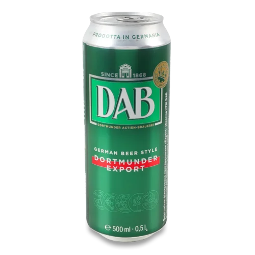 Пиво DAB Export світле з/б