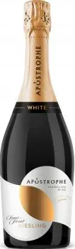 Вино ігристе Apostrophe Riesling напівсолодке 0.75л 10-13.3%