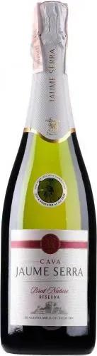 Вино ігристе біле брют Cava Jaume Serra Brut Nature Reserva, J.Garcia Carrion 0.75л