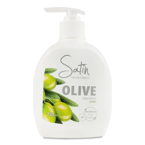 Мило Рідке Олива Satin Natural Balance, Натуральна Оболонка, 250мл