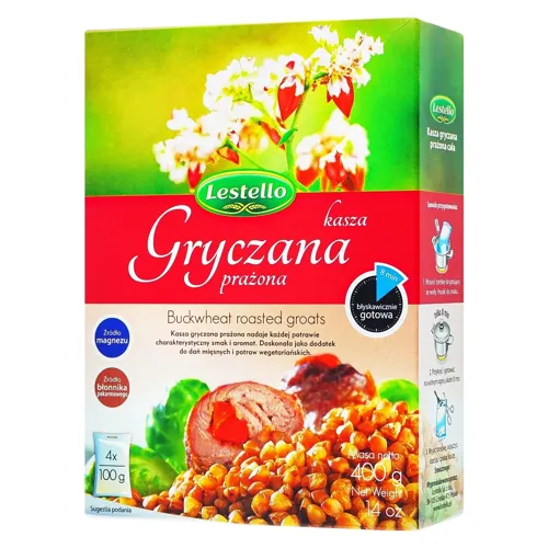 Крупа гречана Lestello обсмажена 4шт*100г