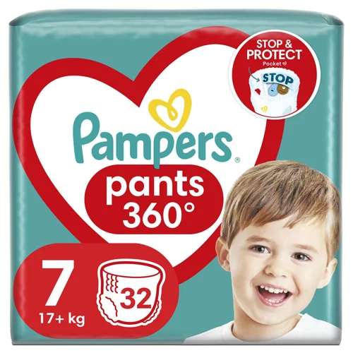 Підгузки-трусики Pampers Giant Plus 7 17+кг 32шт