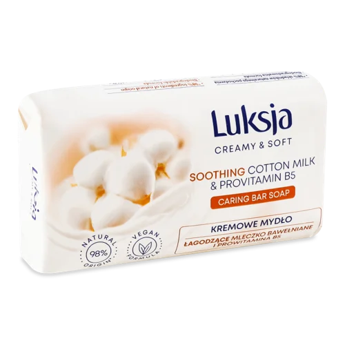 Мило Тверде Заспокійливе Cotton Milk & Provitamin B5, 90г