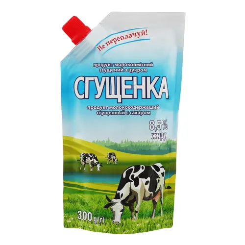Продукт молоковмісний згущений 8.5% з цукром Ічня д/п 300г