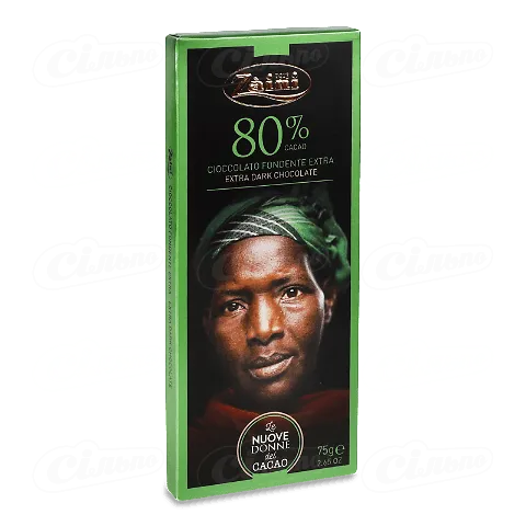 Шоколад чорний Zaini 80%, 75г