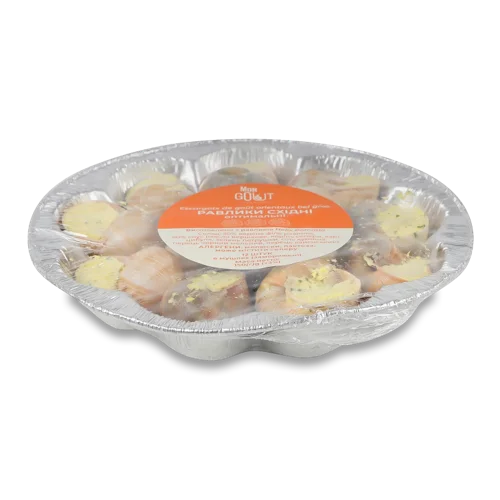 Равлики Заморожені В Оболонці Mon Gout В/ґ, Лоток 150г