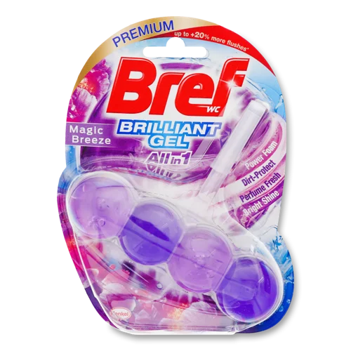 Засіб Для Чищення Унітазу All In 1 Magic Breeze Brilliant Gel Bref 42г