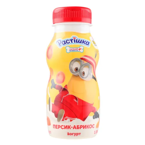 Йогурт 1.5% Персик-Абрикос Растішка 185г