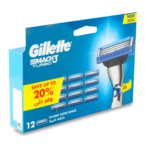 Голіньові касети Gillette Mach3 Turbo, в/ґ, 4 шт.