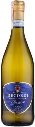 Віно ігристе біле брют Decordi Prosecco Frizzante 0.75л