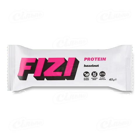 Батончик Fizi Hazelnut протеїновий, 45г