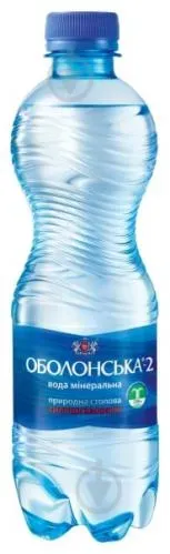 Вода мінеральна «Оболонь» «Оболонська-2» сильногазована, 0,5л