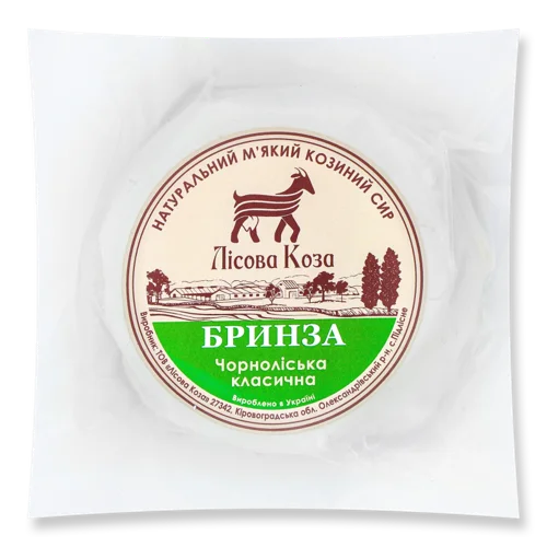 Сир М'який Класичний Бринза Чорноліська Лісова Коза, 25.05% кг