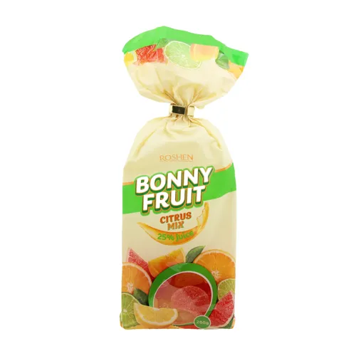 Цукерки желейні Citrus mix Bonny fruit Roshen м/у 200г