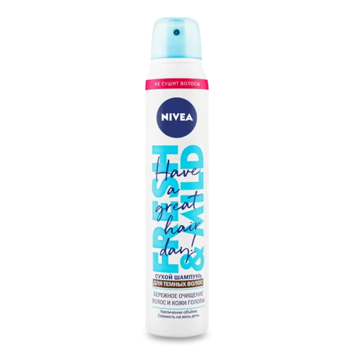 Шампунь сухий для темного волосся Fresh&Mild Nivea, 200мл