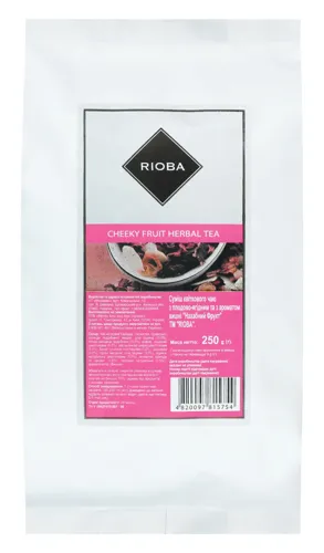 Суміш чаю квіткового з плодово-ягідним і з ароматом вишні Cheeky fruit Rioba м/у 250г