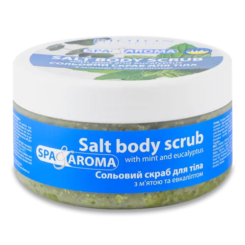 Скраб Для Тіла Сольовий З М'ятою Та Евкаліптом Spa&Aroma 250мл