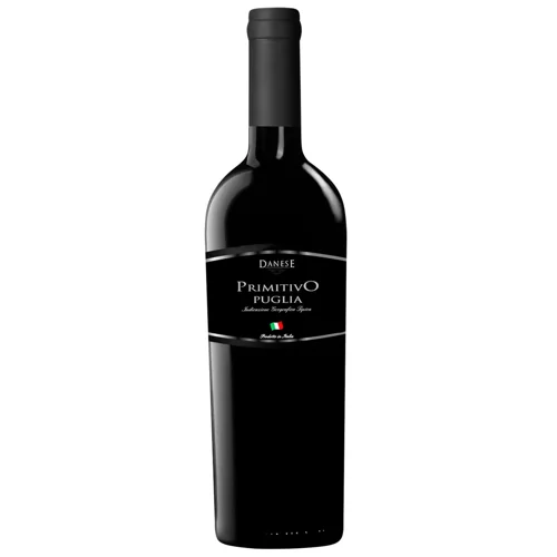 Вино Danese Primitivo Puglia червоне сухе 12% 0,75л