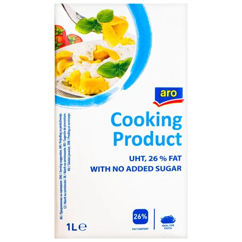 Замінник вершків Aro рослинний 26% 1л