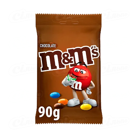 Драже M&M's з шоколадом, 90г
