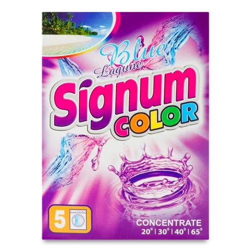 Порошкоподібний Засіб для Прання Blue Lagoon Color Signum, 400г