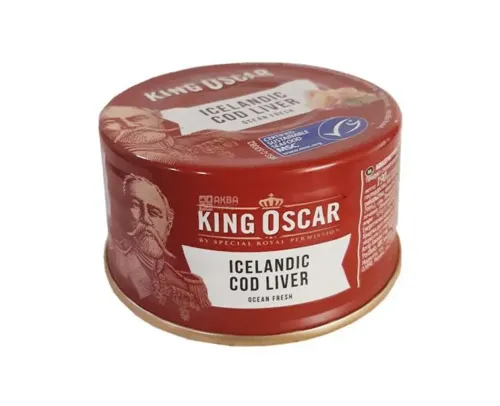 Печінка тріски King Oscar консервована стерилізована, 190г