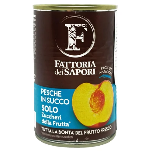Персики Fattoria dei Sapori у виноградному соку 410г