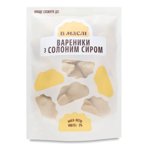 Вареники З Солоним Сиром В Маслі, д/п, 400г