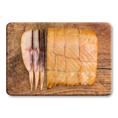 Філе Осетера Варено-Копчене, Вищого Ґатунку, Х/К, 1 кг