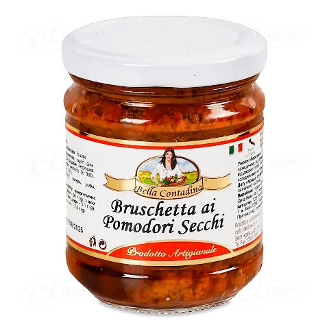 Паштет Bella Contadina з в'ялених томатів, 190г