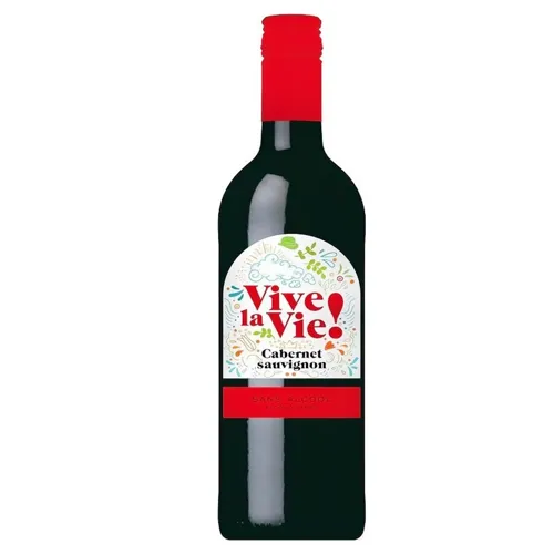Вино Vive la Vie Cabernet Sauvignon червоне сухе 0,5% 0,75л