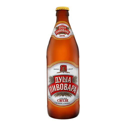 Пиво 0.5л 4.2% світле пастеризоване Душа пивовара пл