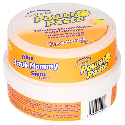 Паста скраб для чищення Scrub Daddy та губка скрабер Scrub Mommy для кухні