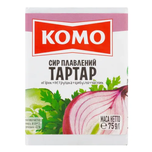 Сир плавлений 40% Тартар Комо м/у 75г