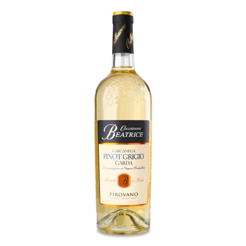 Вино Біле Сухе Garganega Pinot Grigio, в/ґ, 0.75л, 12%