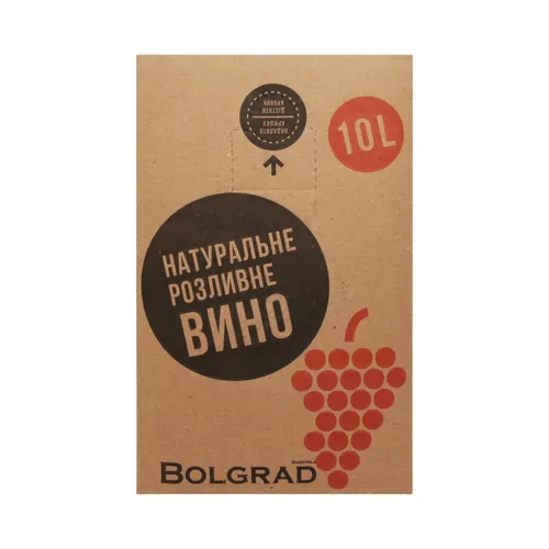 Вино 10л 9-13% червоне напівсолодке Rouge select Bolgrad