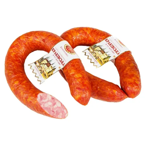 Ковбаса Фарро Краківська напівкопчена вищий ґатунок