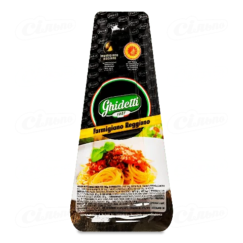 Сир Ghidetti «Парміджано Реджано» 44% з коров'ячого молока 18 місяців, 150г