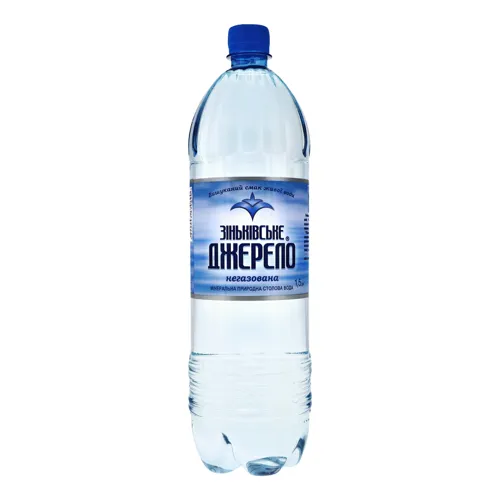 Вода мінеральна негазована Зіньківське Джерело 1.5л