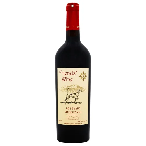Вино Friends Wine Mukuzani червоне сухе 12,5% 0,75л