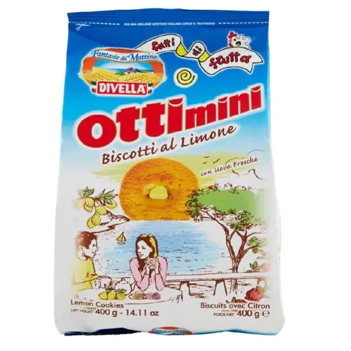 Печиво Divella Ottimini Al Limone, 400г