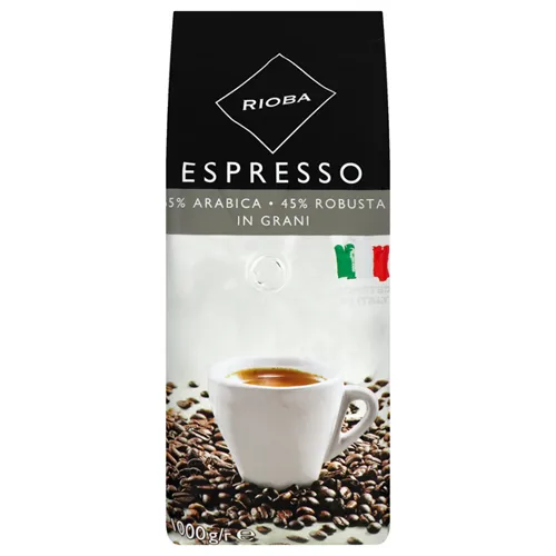Кава Rioba Espresso Silver натуральна смажена в зернах 1000г
