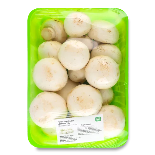 Гриби Шампіньйони В/Ґ, Лоток 800г