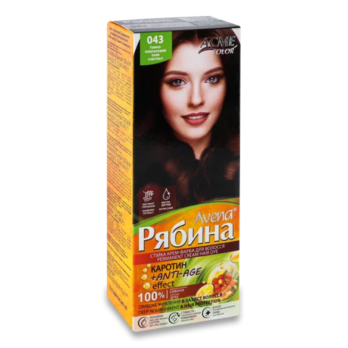 Крем-фарба Для Волосся Avena Рябина №043 Acme Color, 1шт