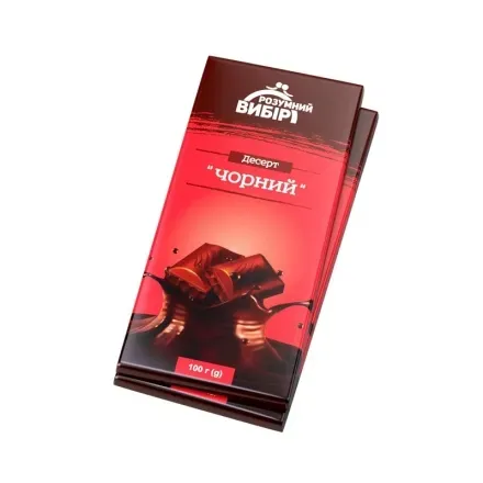 Десерт 100г Розумний Вибір чорний м'який у упаковці