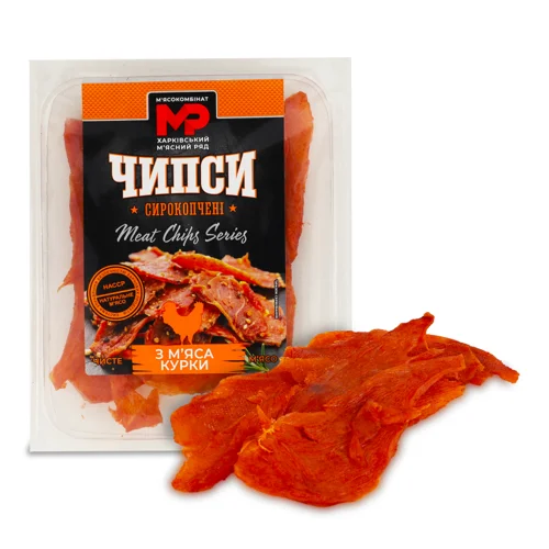 Чипси З М'яса Курки В/К Харківський М'ясний Ряд, 0.08 Кг