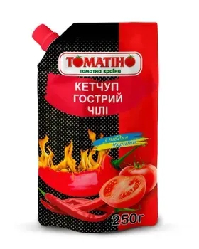 Кетчуп Острий Чили Томатино 250 г
