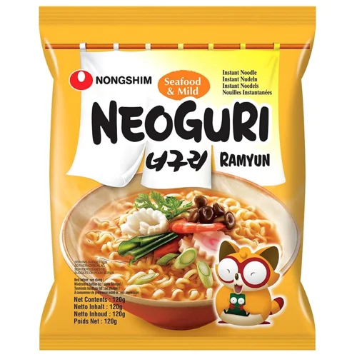 Лапша Nongshim з морепродуктами середньогостра 120г