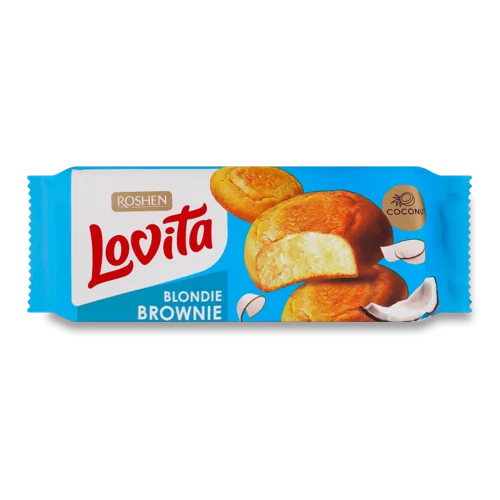 Печиво Здобне З Кокосом Blondie Brownie Lovita, м/у, 152 г