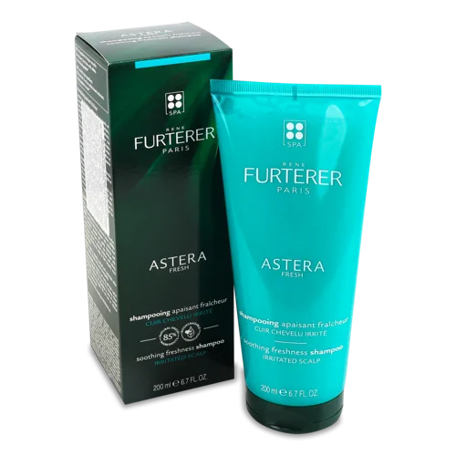 Шампунь Заспокійливий Для Ізчервонілої Шкіри Голови Fresh Astera Rene Furterer 200мл